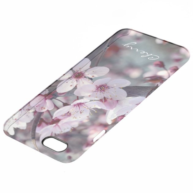 Spring Cherry Blossom Sakura Nature Floral Stylish Uncommon Clearlyâ„¢ Deflector iPhone 6 Plus Case-3