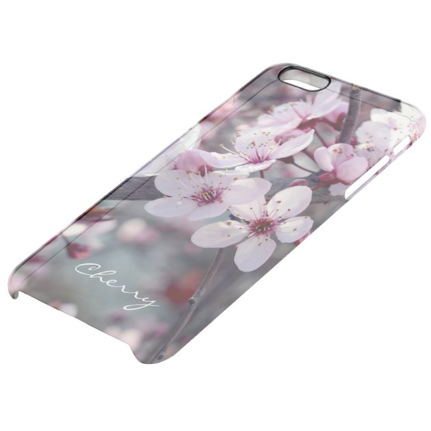 Spring Cherry Blossom Sakura Nature Floral Stylish Uncommon Clearlyâ„¢ Deflector iPhone 6 Plus Case-4