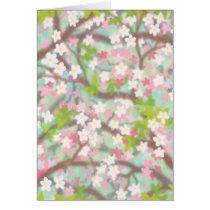 Spring Cherry Blossoms Card