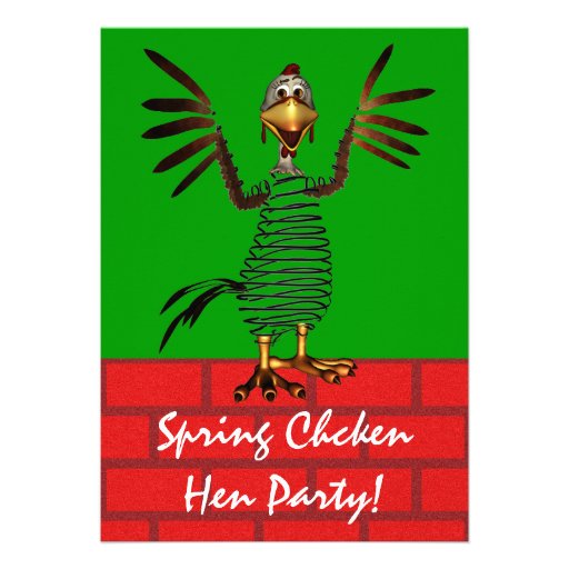 Spring Chicken invite