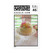 Spring Cottage Petite Faux Cake postage by mypinkboutique Spring Cottage Petite Faux Cake postage