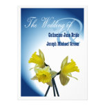 Spring Country Daffodils Wedding Invites