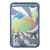 Spring Cow and Calf 11 Inch Macbook Air Sleeve ipad sleeves