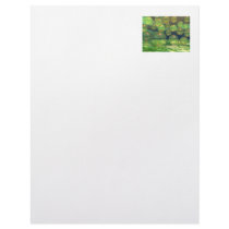 Spring Creation – Green & Gold Renewal Personalized Letterhead
