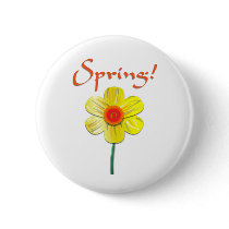 Spring Daffodil buttons