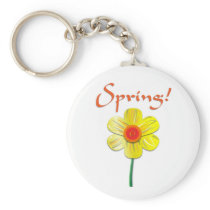 Spring Daffodil keychains