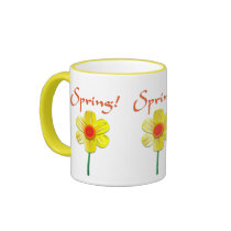 Spring Daffodil mugs