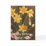 spring daffodils, Happy Birthday darling Mother Cards spring daffodils, Happy Birthday darling Mother Cards