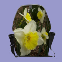 Spring Daffodils Rickshaw Messenger Bag *monogram* messenger bags