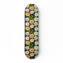 Spring Daffodils Skateboard by twopurringcats Spring Daffodils Skateboard