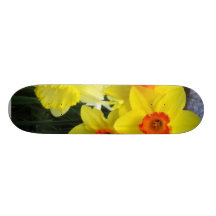 Spring Daffodils Skateboard