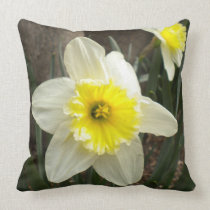 Spring Daffodils Throw Pillow pillows
