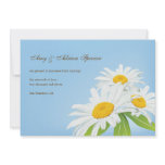 Spring Daisies Wedding Announcement Card