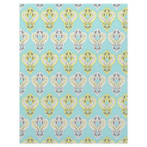Spring Damask Scrapbook Paper Letterhead Design