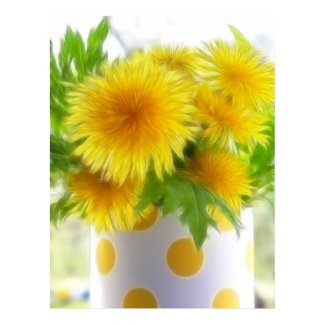 Spring Dandelion Bouquet print