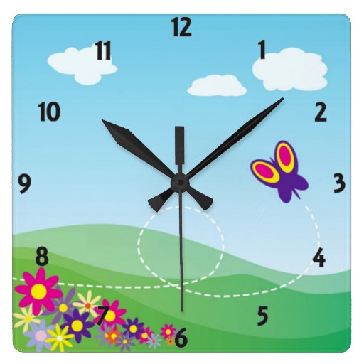 Spring Day Wall Clock