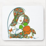 Spring Deco Diva Mouse Pad