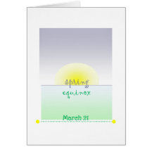 spring equinox card
