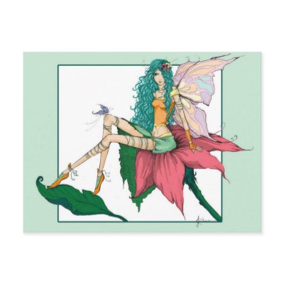 Spring Fairy Postcard by joannahapp