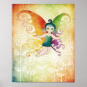 spring fairy poster print