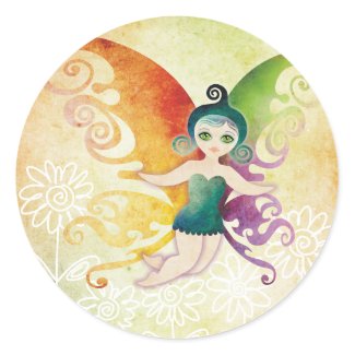 spring fairy sticker
