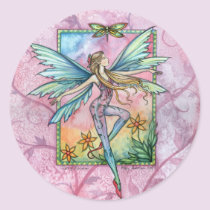 Spring Fairy Stickers by Molly Harrison