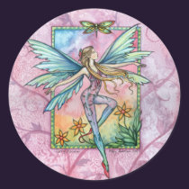 Spring Fairy Stickers by Molly Harrison stickers