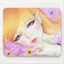 Spring Fairy Violets Mousepad mousepads