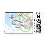 Spring Fantasy -Swirls & Butterflies Med. Postage postage