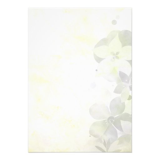 Spring Floral Bridal Shower Luncheon Party Invites