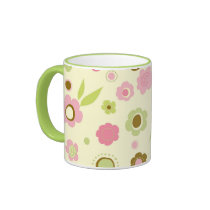 Spring floral coffee mug mugs