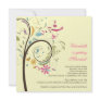 Spring Floral Tree Bridal Shower Invitation