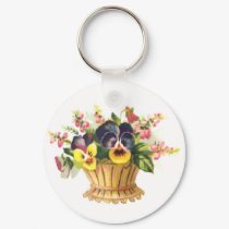 Spring Flower Basket keychains by springflowers Spring Flower Basket keychains