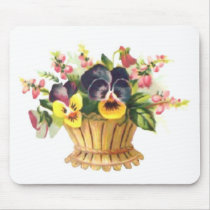Spring Flower Basket mousepads