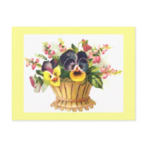 Spring Flower Basket postcards by springflowers Spring Flower Basket postcards