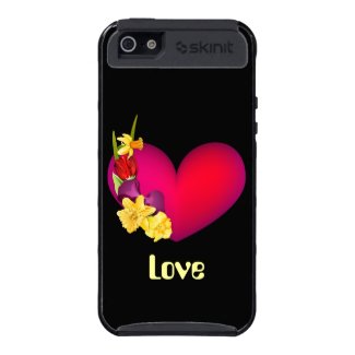 Spring Flower Bouquet Heart Valentine iPhone 5 Cases