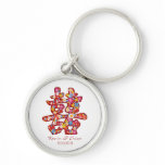 Spring Flower Chinese Wedding Thank You / Gift / keychains