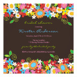 Spring Flower Garden Daisies Bridal Shower Invite