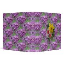 Spring Flowers 3 Vinyl Binder
