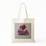 Spring Flowers! Abstract Flowers! Pink! Green! bags