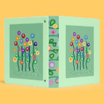 Spring flowers Binder binders