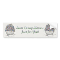 Spring Flowers Bumper Stickers