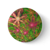 Spring Flowers Button by Hafapea Spring Flowers Button