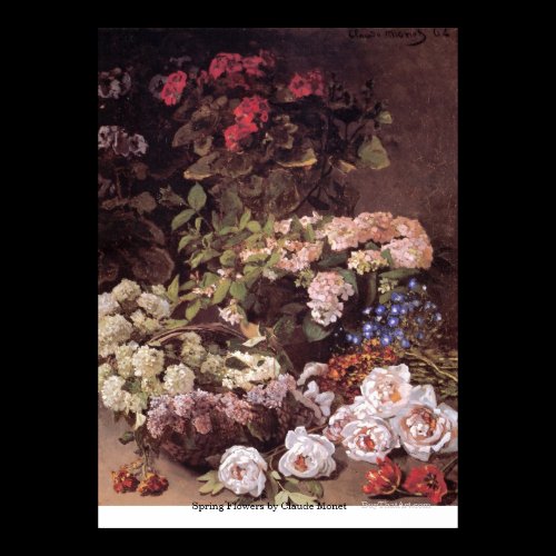 Spring Flowers by Claude Monet Posters