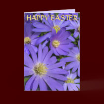 Spring Flowers Card Flowers Easter Card Blank