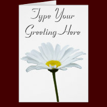 Spring Flowers Card Personalized Flowers Card cards