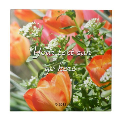 Spring Flowers Ceramic Tiles