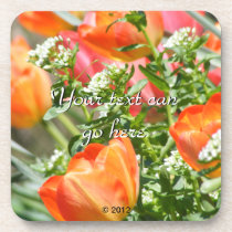 Spring Flowers cork coasters