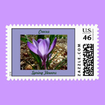 Spring Flowers - Crocus - postage stamps by Horseshoes3 Spring Flowers - Crocus - postage stamps