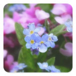 Spring Flowers - Forget Me Nots And Redbuds stickers